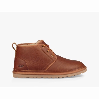 Botas UGG Leather Neumel Homem Marrom | PT-ZWDAU